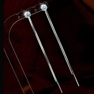 Moon Star Long Earrings